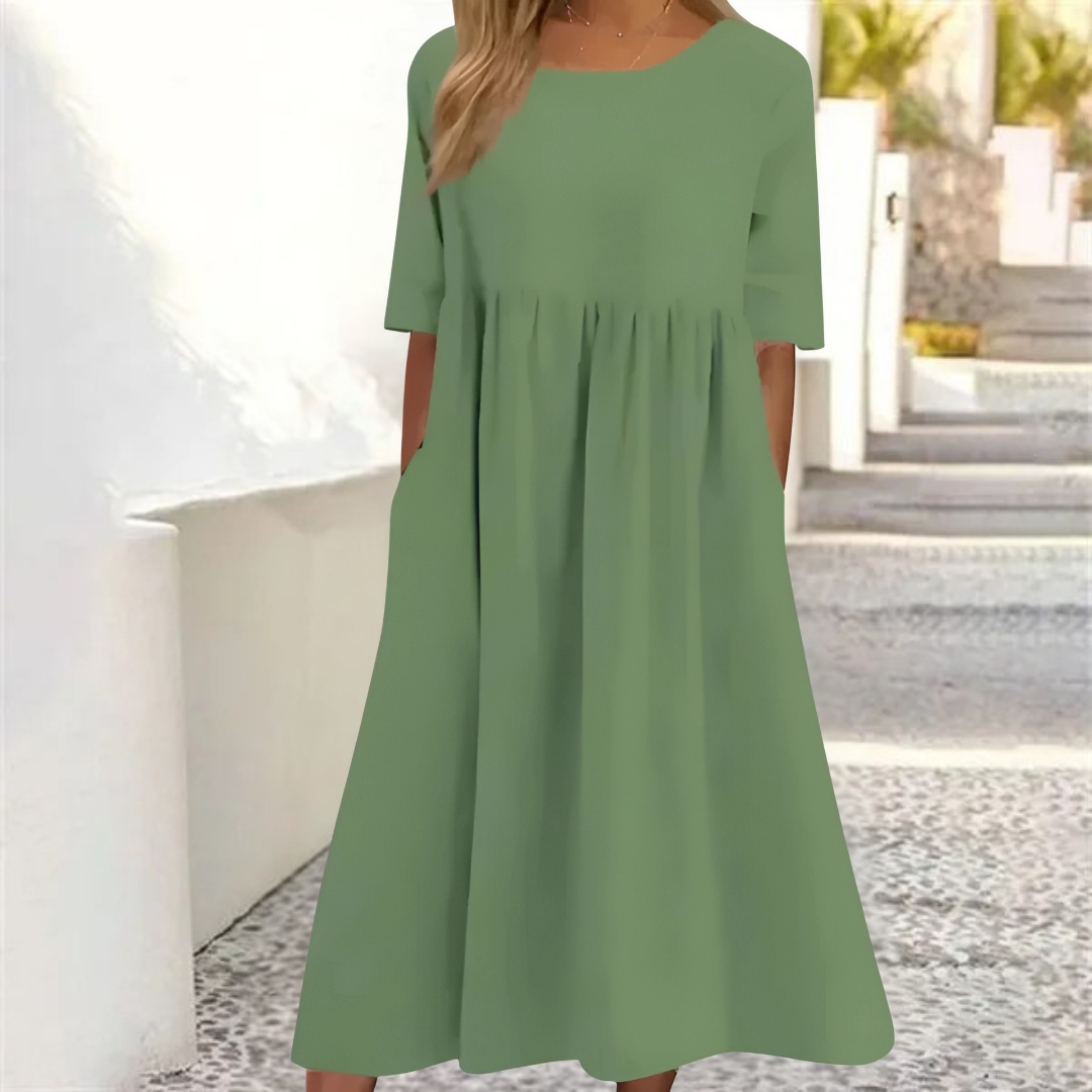 Amelia | Women’s Relaxed-Fit Summer Midi Dress
