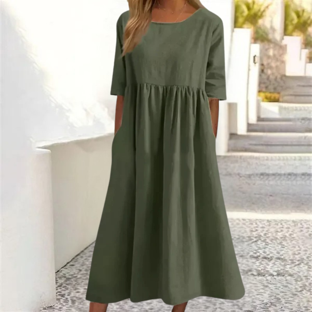 Amelia | Women’s Relaxed-Fit Summer Midi Dress