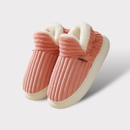 Thermal fleece-lined house slipper with a non-slip rubber sole - product photo 9