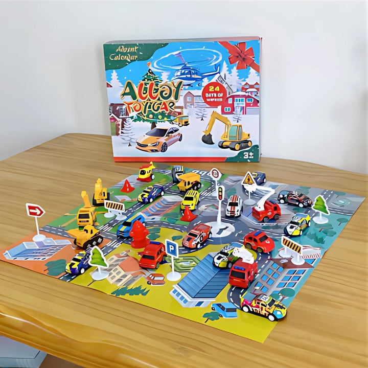 Toy advent calendar with twenty-four doors - product photo 1