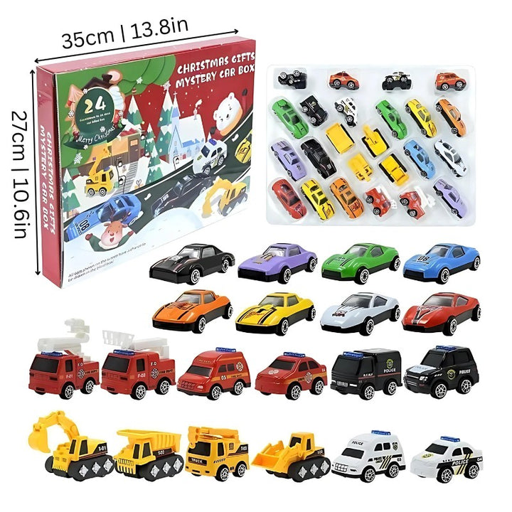 Toy advent calendar with twenty-four doors - product photo 2