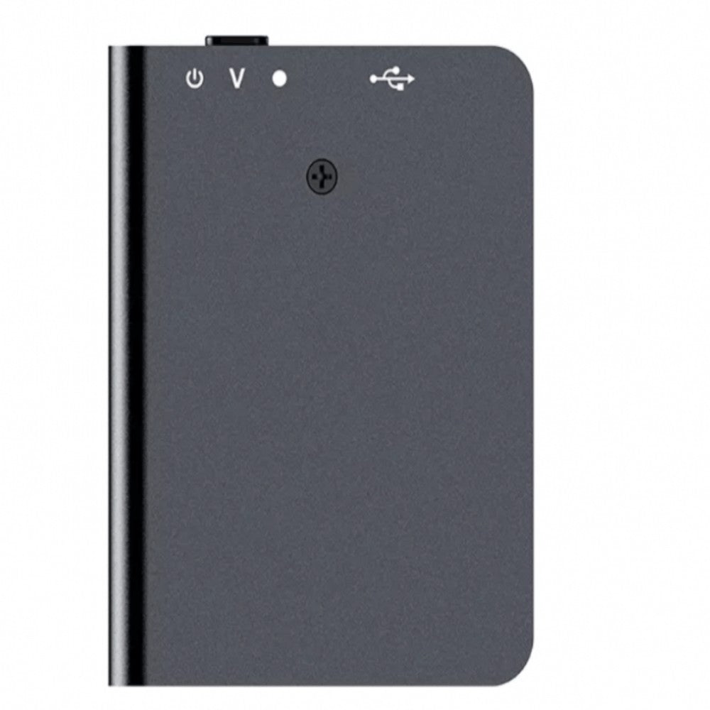 Ultra-light voice-activated audio recorder held in a hand - product photo 5