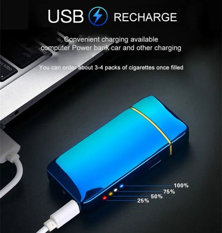 USB rechargeable dual-arc plasma lighter - product photo 3