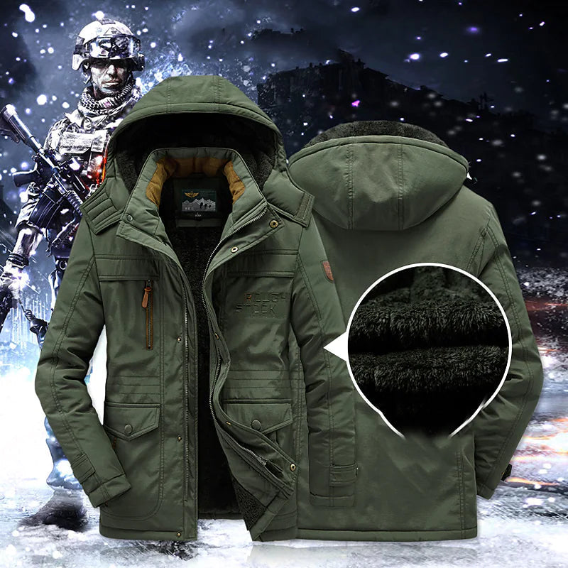 Logan | Heavy-Duty Insulated Hooded Winter Jacket For Men