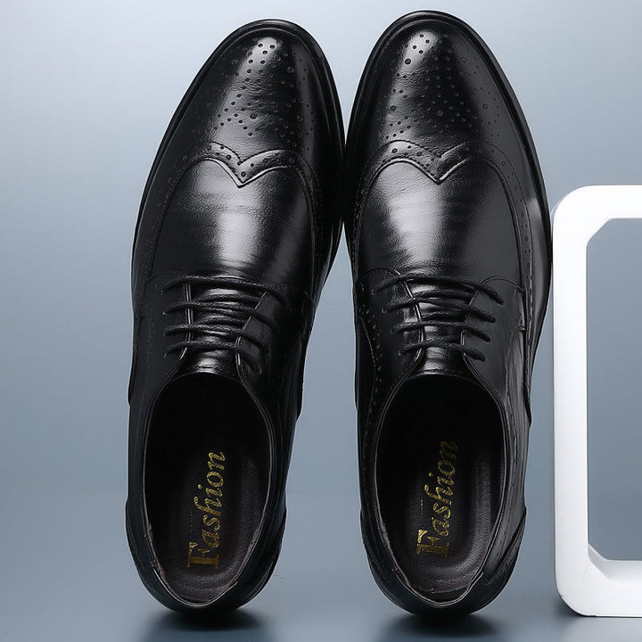 HENRY | Men’s Timeless Lace-Up Dress Shoes With Elegant Brogue Accents