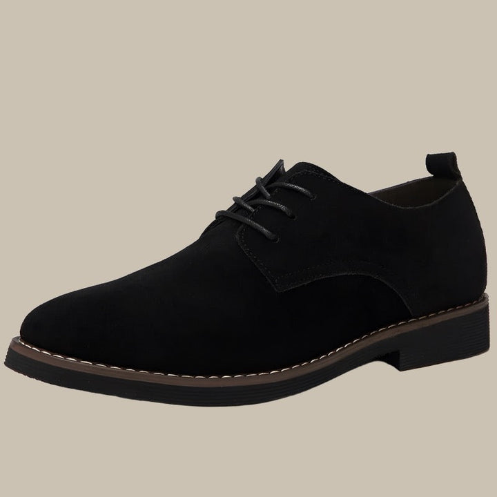 Lucas | Chunky Sole Suede Derby Lace-Up Shoes For Men