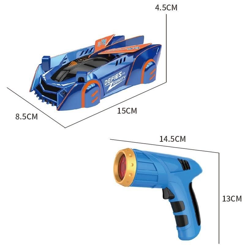Remote control car driving up a smooth wall - product photo 10