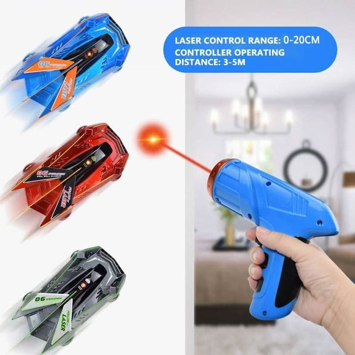 Remote control car driving up a smooth wall - product photo 6