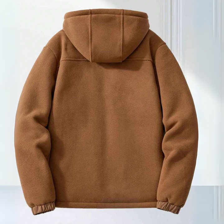 NOAH | Men’s Hooded Thermal Fleece Jacket With Secure Zip Pockets
