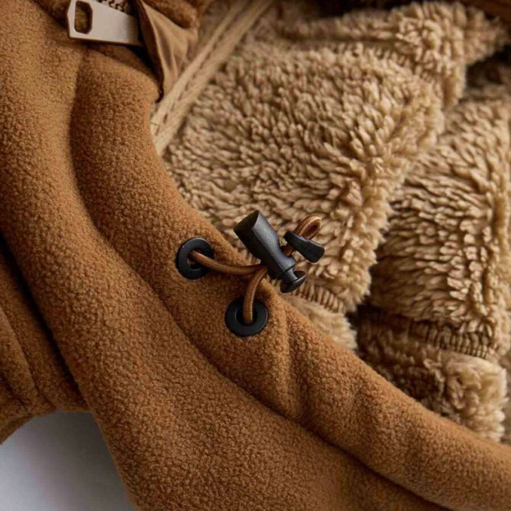 NOAH | Men’s Hooded Thermal Fleece Jacket With Secure Zip Pockets