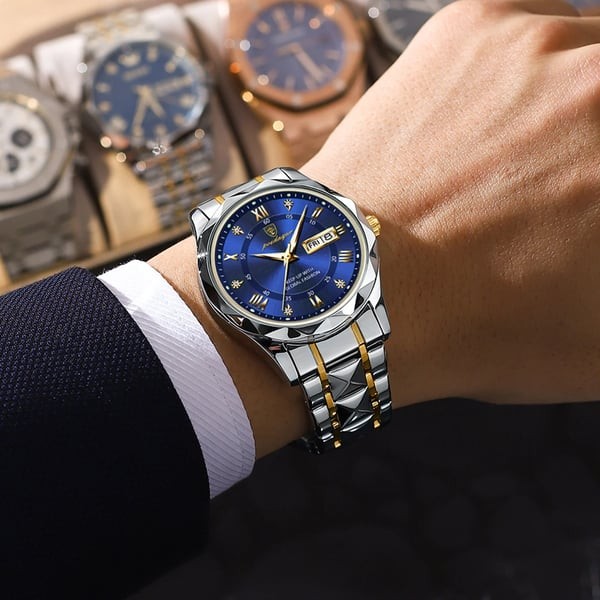 Men's watch with luminous hands - product photo 7