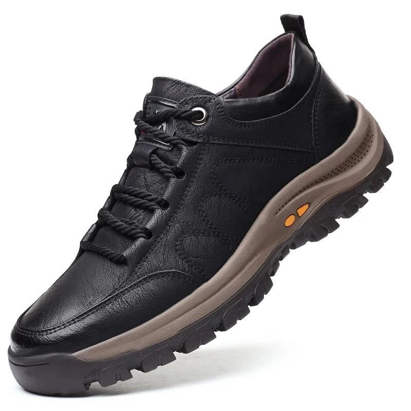 Waterproof cowhide leather shoes for men - product photo 1