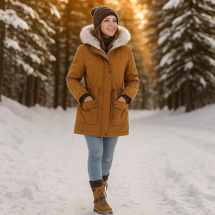 Waterproof fleece-lined winter boots with a grip sole - product photo 2