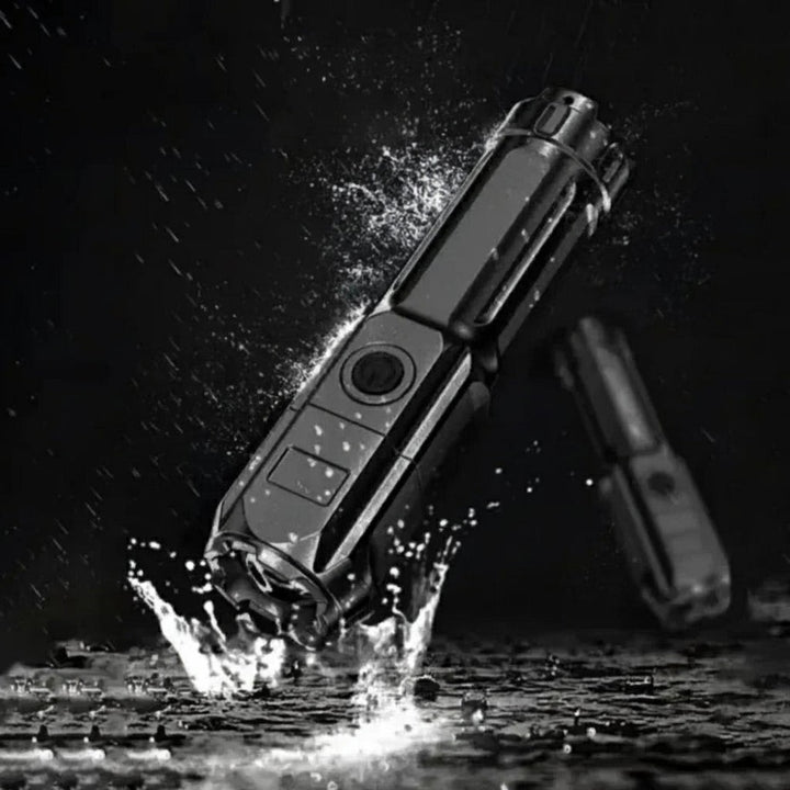 Waterproof long-range LED flashlight - product photo 6