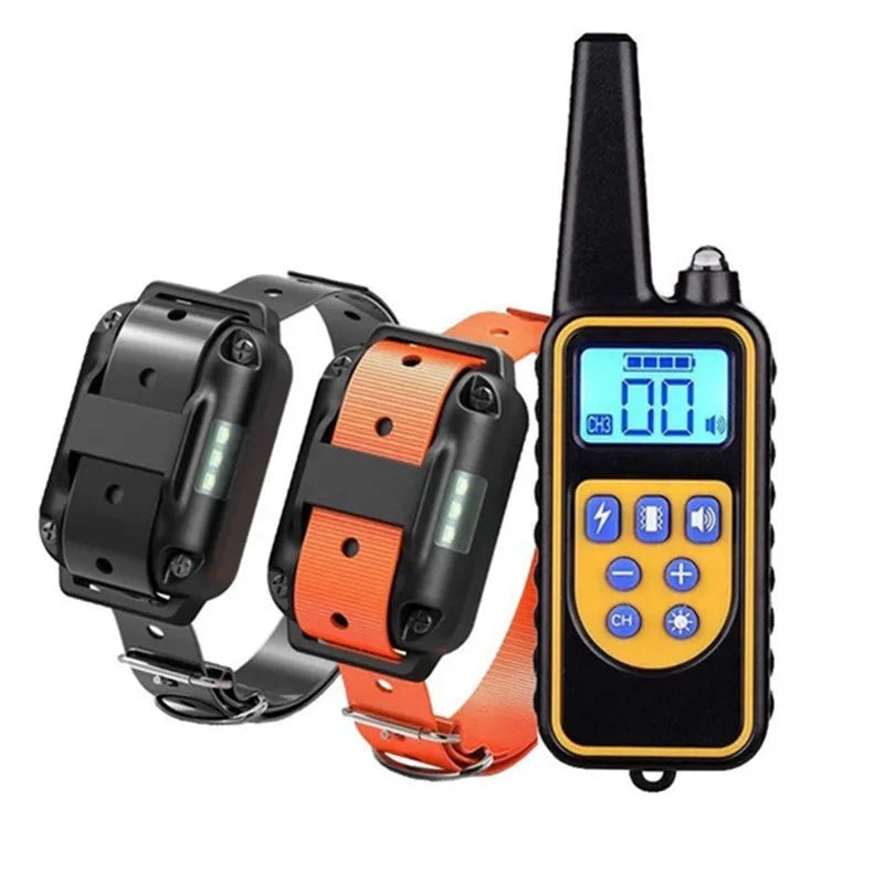 Waterproof remote dog training collar - product photo 1