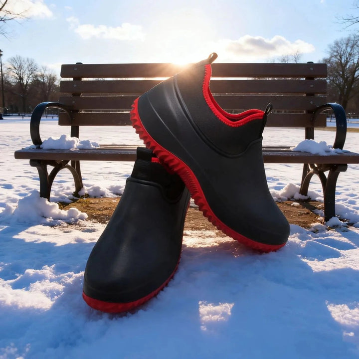 Waterproof slip-on work shoe with a non-slip tread sole - product photo 5