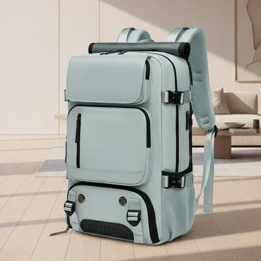 Waterproof travel backpack with a separate shoe compartment - product photo 1