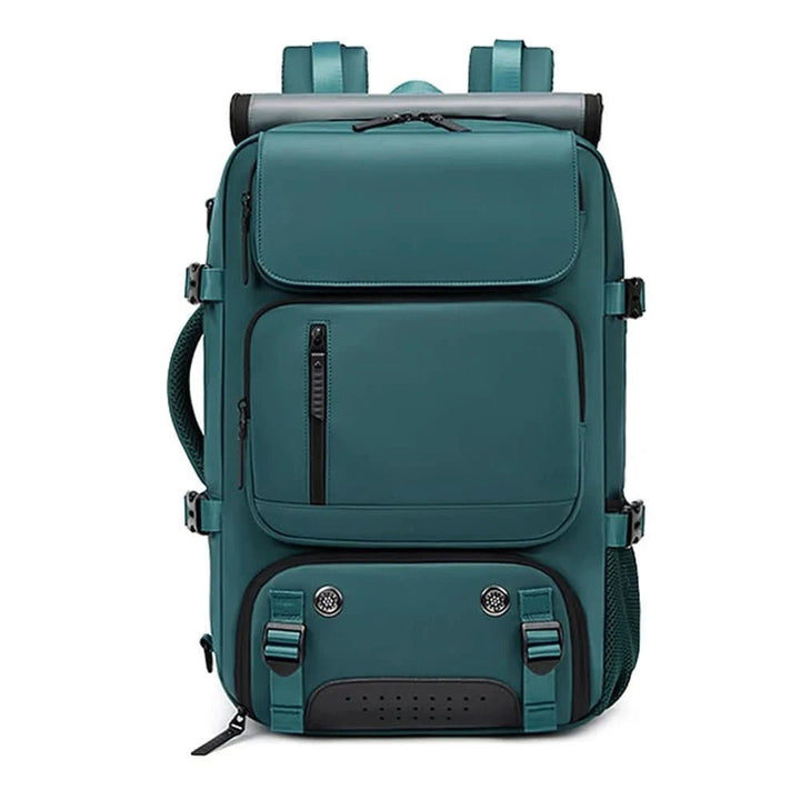Waterproof travel backpack with a separate shoe compartment - product photo 10