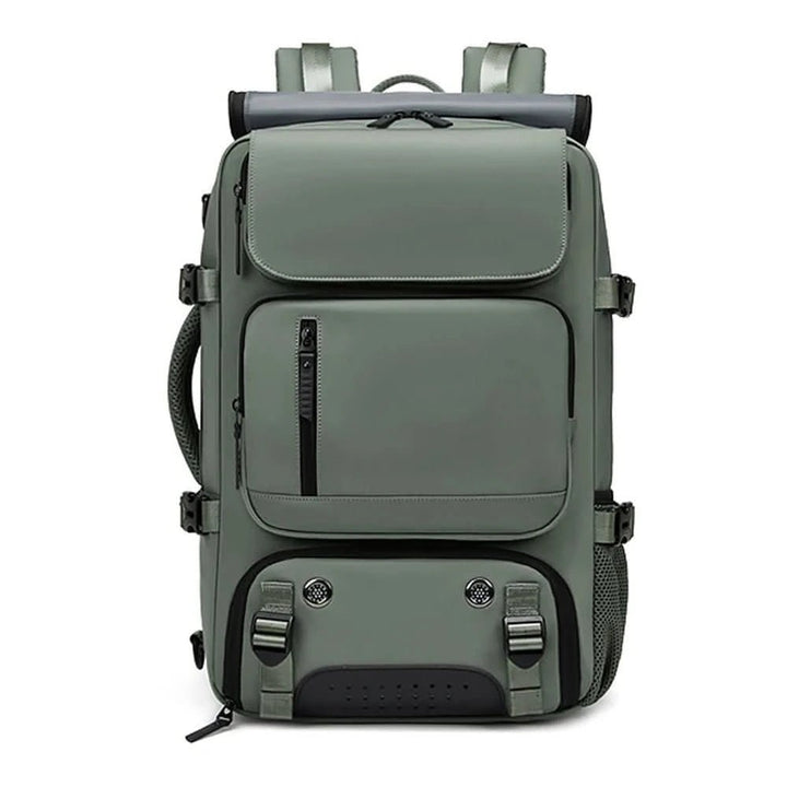 Waterproof travel backpack with a separate shoe compartment - product photo 17