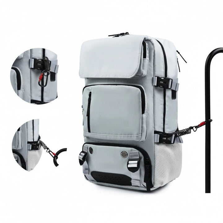 Waterproof travel backpack with a separate shoe compartment - product photo 3