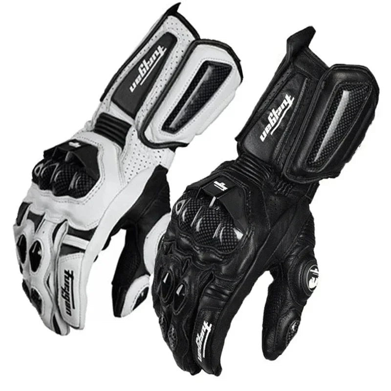 Waterproof motorcycle gloves with touchscreen tips - product photo 1