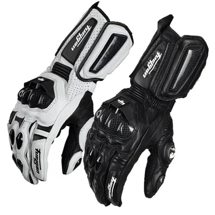 Waterproof motorcycle gloves with touchscreen tips - product photo 1