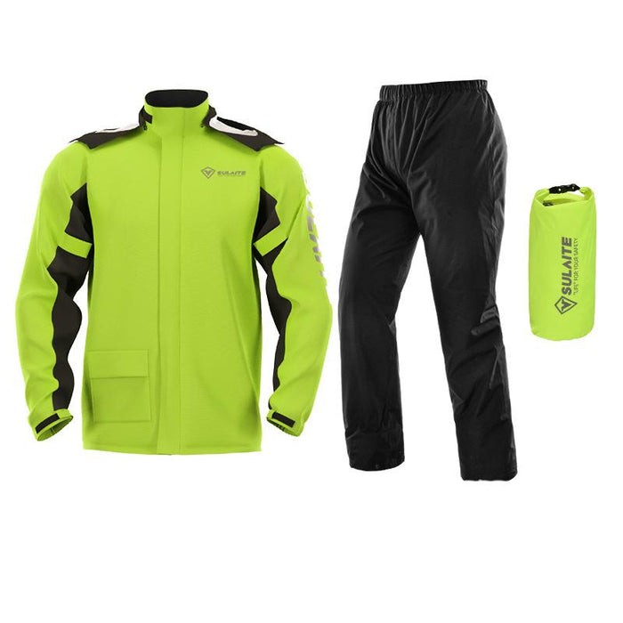 Waterproof windproof unisex rain suit - product photo 1
