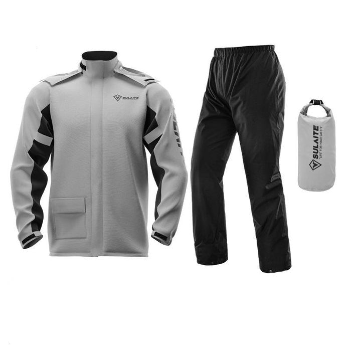 Waterproof windproof unisex rain suit - product photo 3