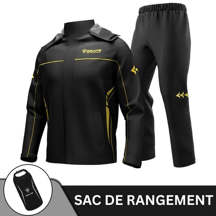 Waterproof windproof unisex rain suit - product photo 7
