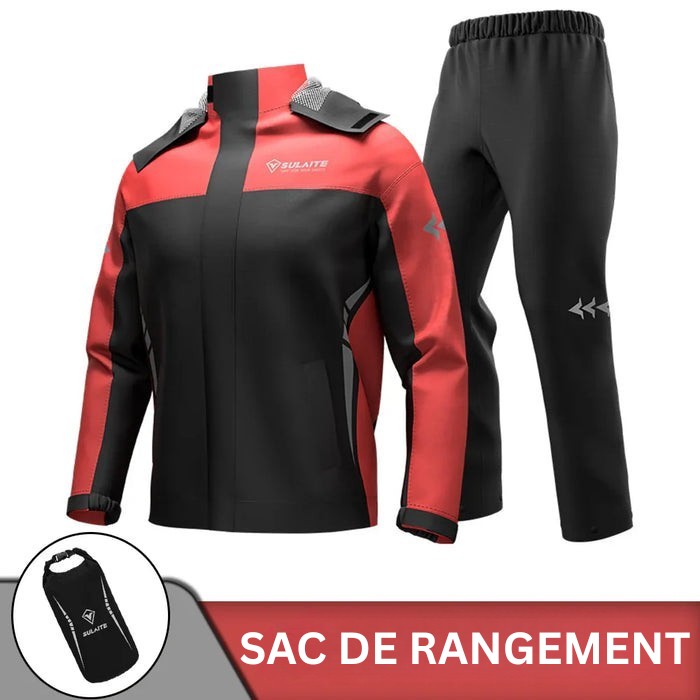 Waterproof windproof unisex rain suit - product photo 8
