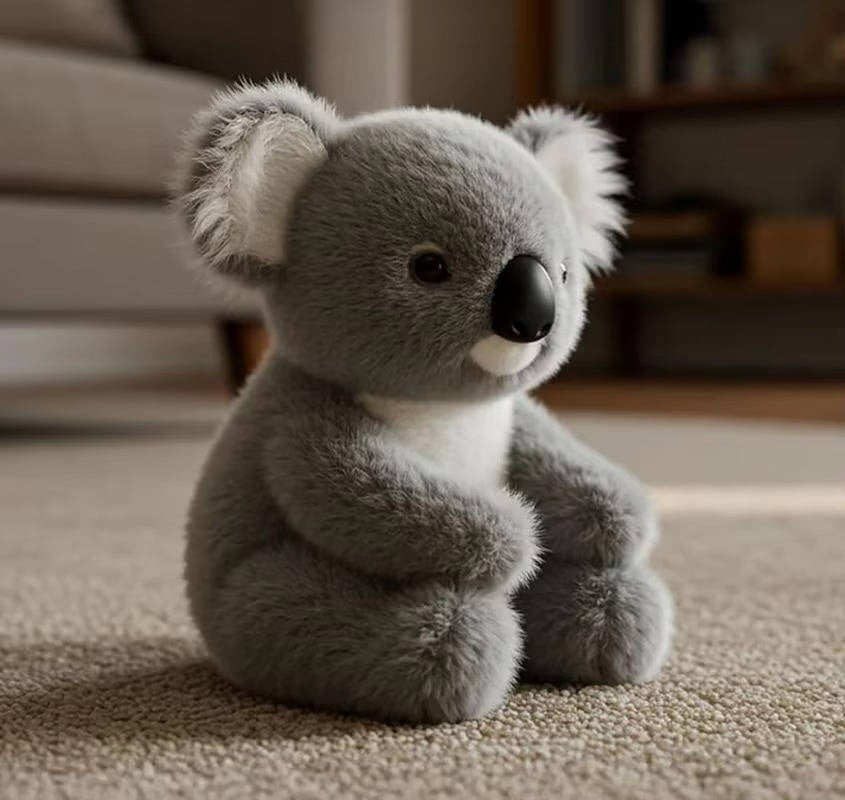 Weighted koala plush toy - product photo 5