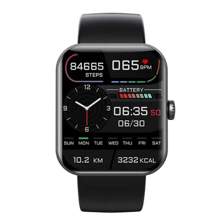 Wellness smartwatch with a color touchscreen showing health tracking data - product photo 4