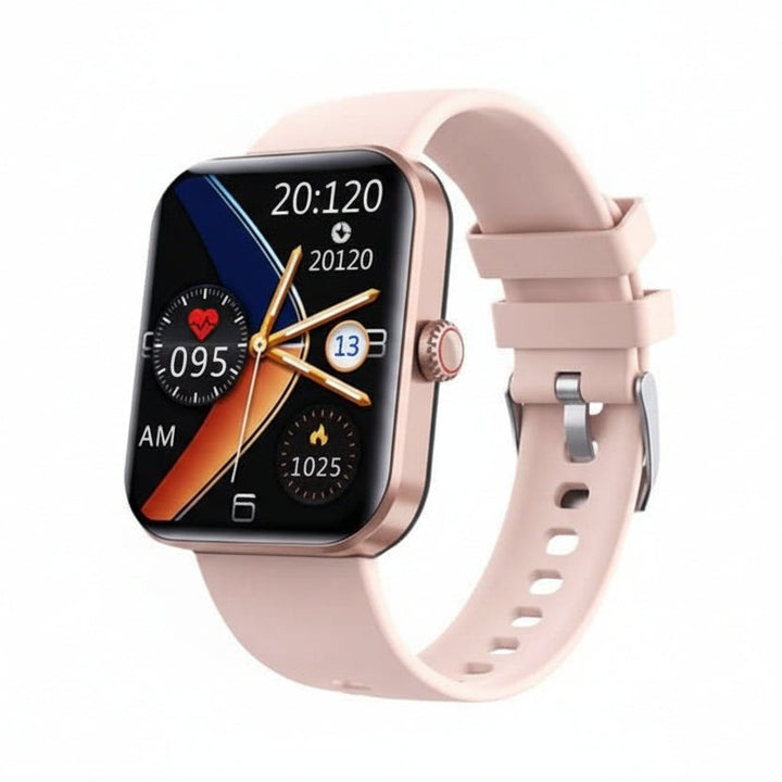 Wellness smartwatch with a color touchscreen showing health tracking data - product photo 7