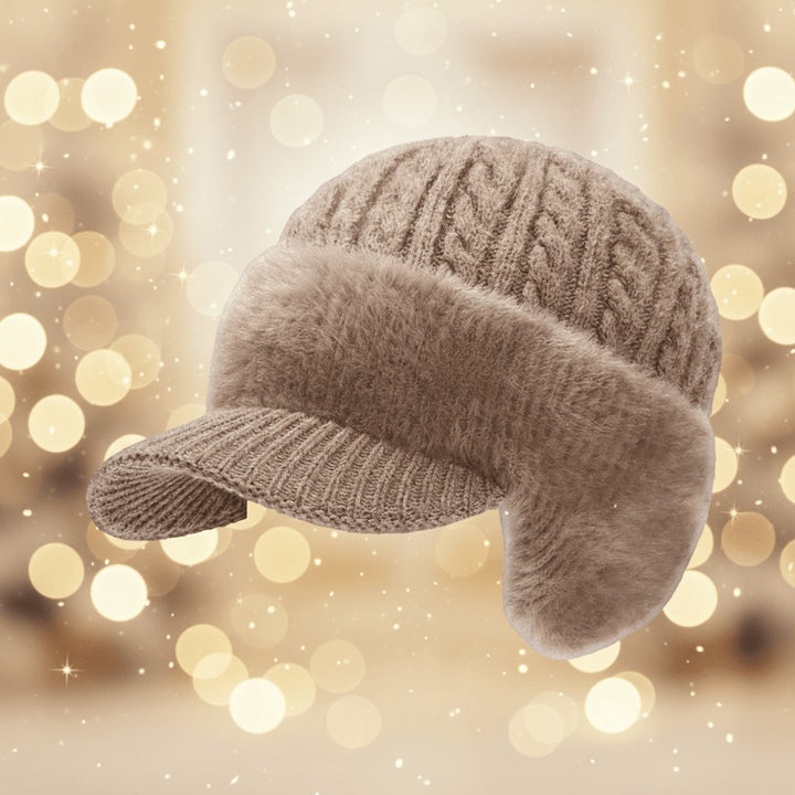 Windproof winter hat with fleece lining and ear coverage - product photo 6