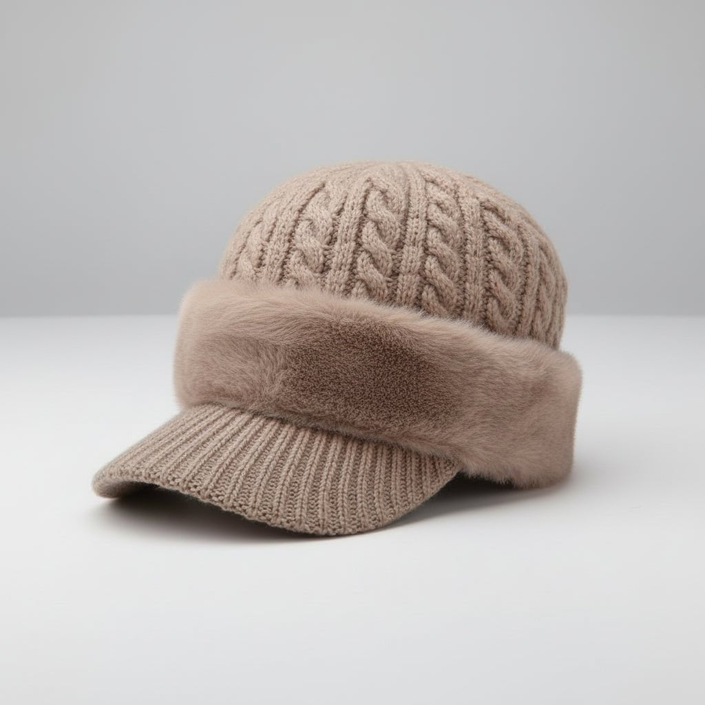 Windproof winter hat with fleece lining and ear coverage - product photo 7