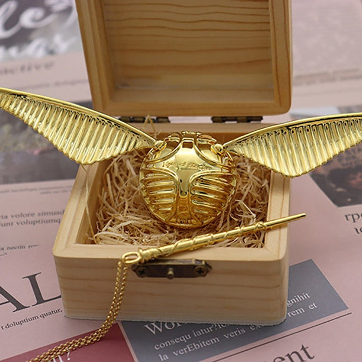 Winged orb ring box with a moving mechanism - product photo 11