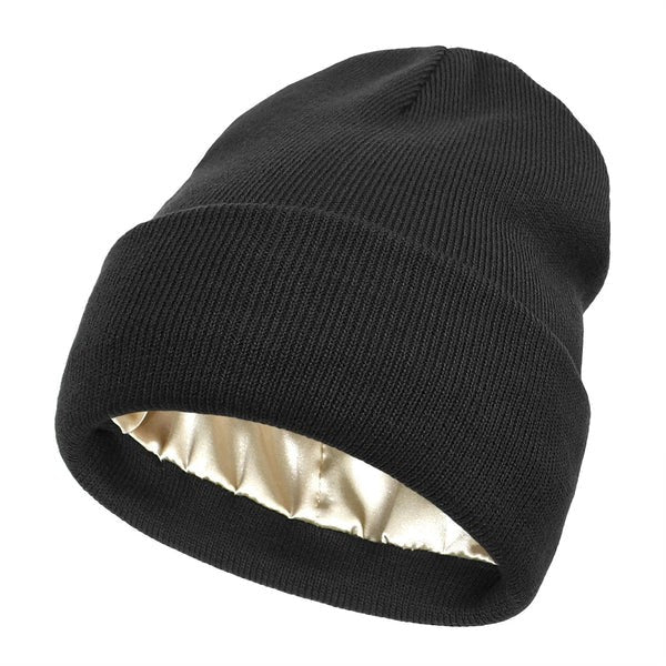 Winter beanie with a silk-lined interior - product photo 8