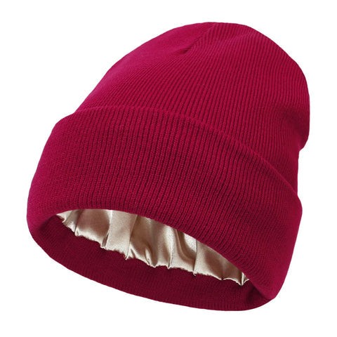 Winter beanie with a silk-lined interior - product photo 9