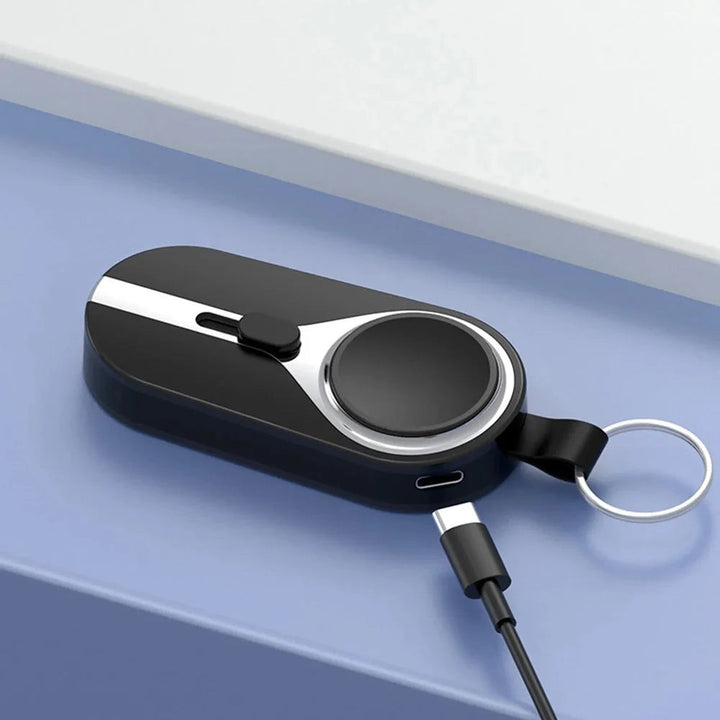 Wireless charging clip with a carabiner - product photo 1