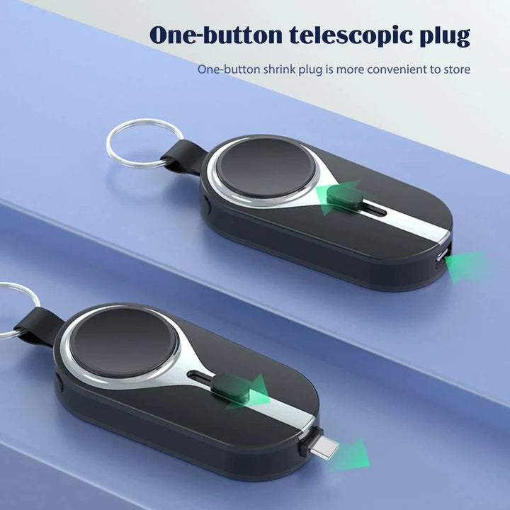 Wireless charging clip with a carabiner - product photo 3