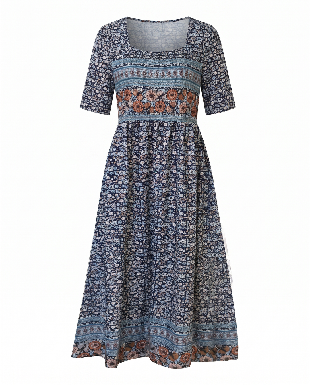 Marigold | Effortless Boho Tiered Midi Dress For Women