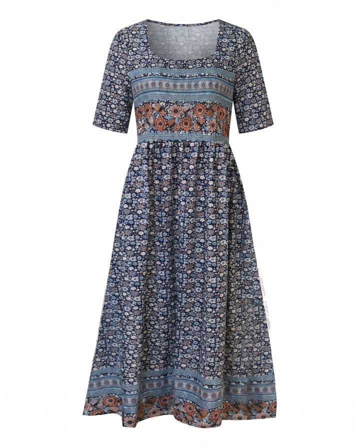 Marigold | Effortless Boho Tiered Midi Dress For Women