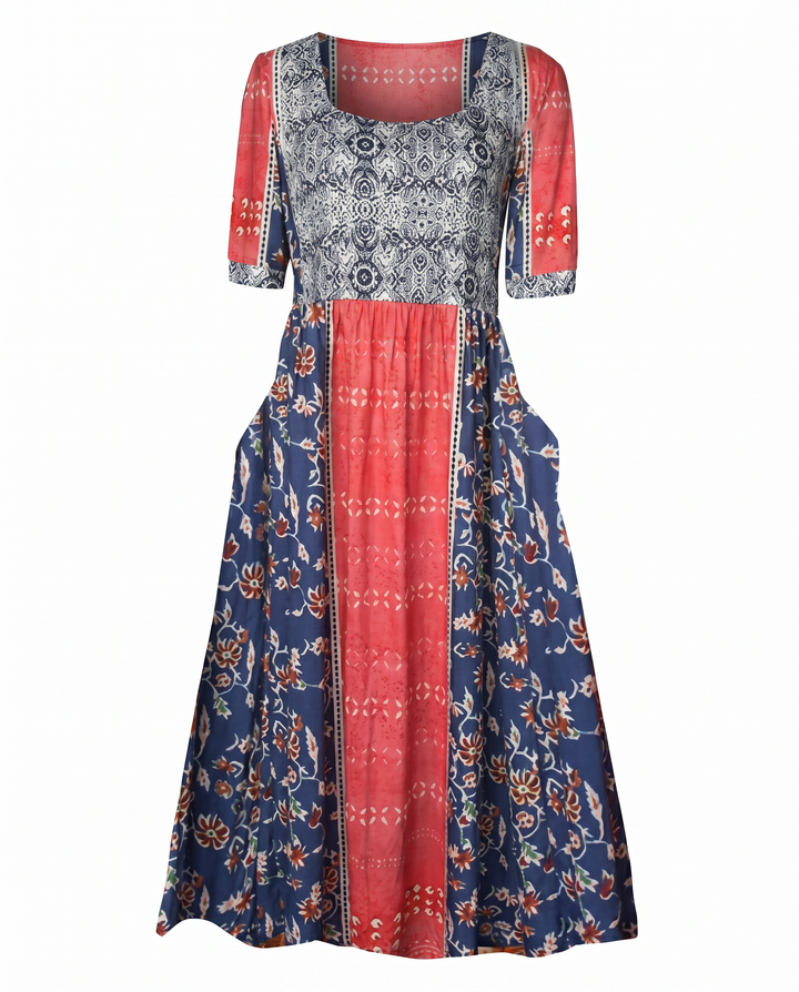 Marigold | Effortless Boho Tiered Midi Dress For Women