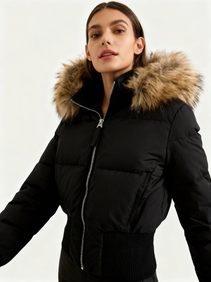 Clara | Women’s Quilted Winter Jacket With Detachable Hood