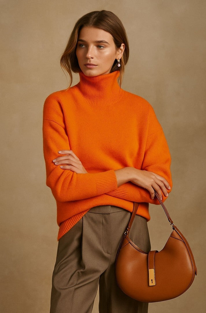 Women's relaxed cashmere-blend sweater - product photo 6