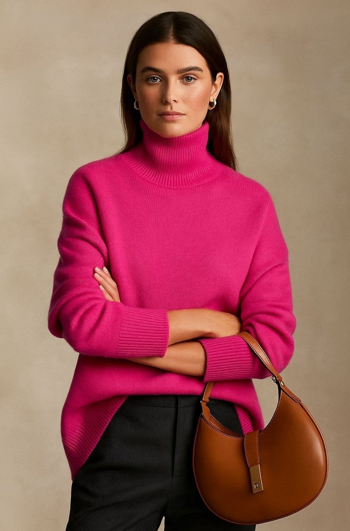 Women's relaxed cashmere-blend sweater - product photo 7