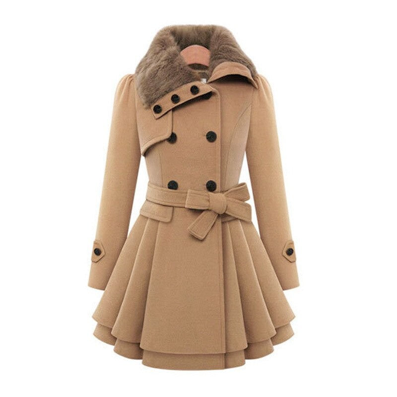 Women's clean-line coat - product photo 1