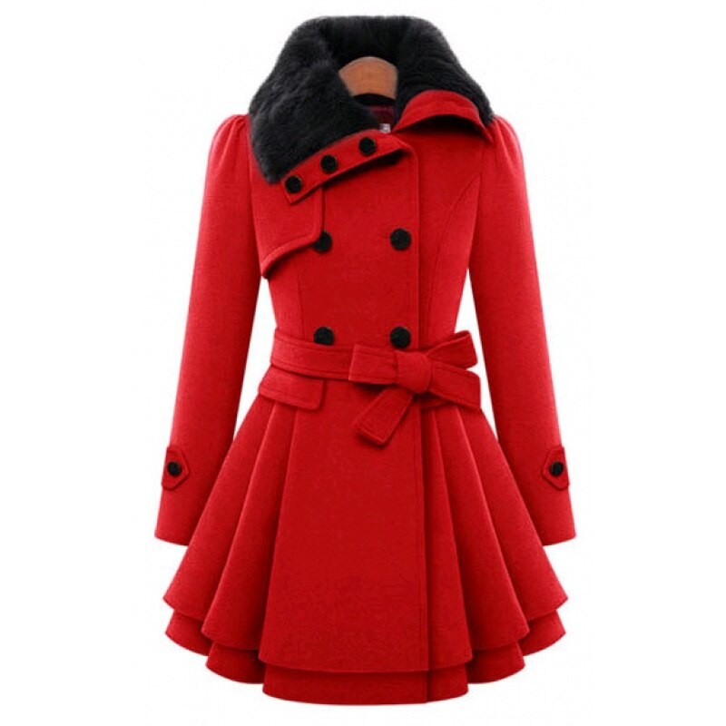 Women's clean-line coat - product photo 3