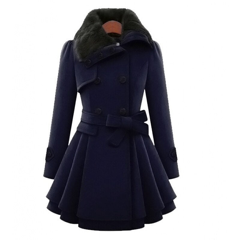 Women's clean-line coat - product photo 4
