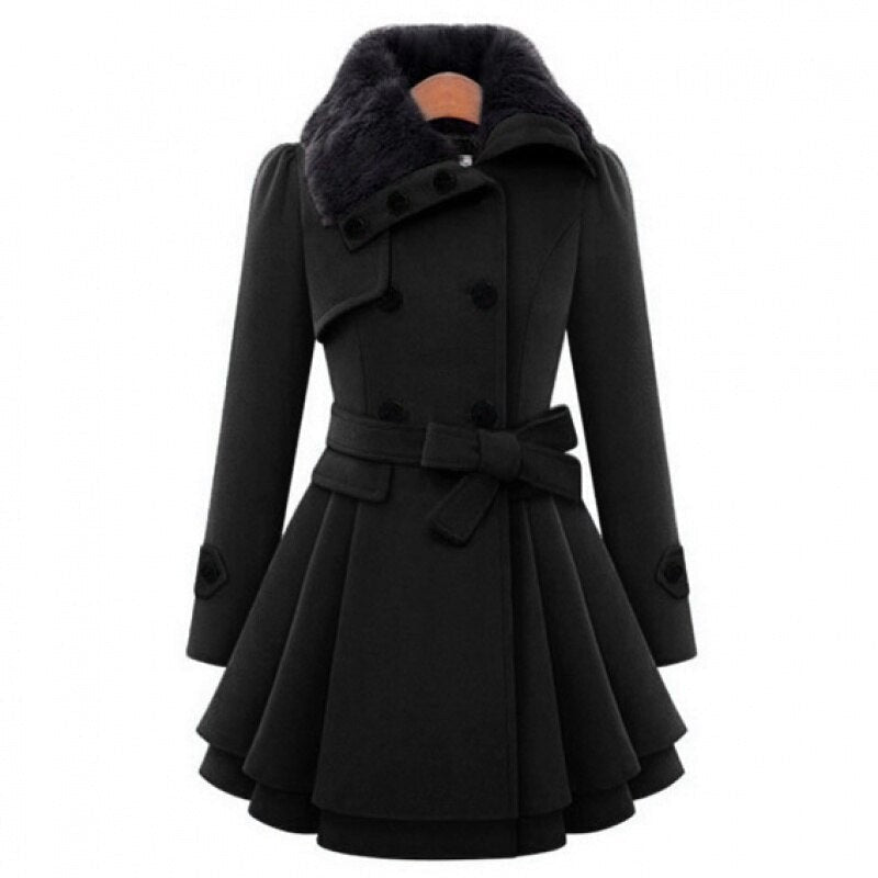 Women's clean-line coat - product photo 5